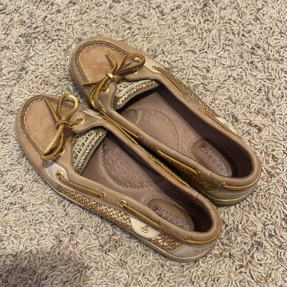 Sperry Top Sider Gold Metallic Angelfish Sperry Boat Shoe